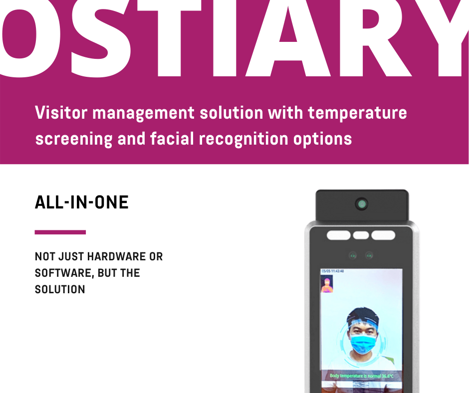 OSTIARY visitor management system infographics